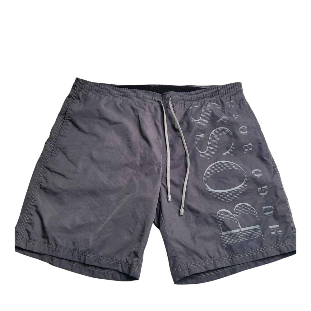Hugo Boss Gray Swim Trunks Men's Small‎